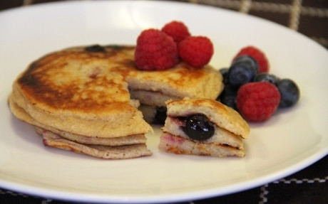 The Ultimate Berry Pancakes Recipe | Food Network UK