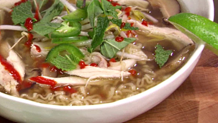 Vietnamese Chicken Noodle Soup Recipe | Food Network UK