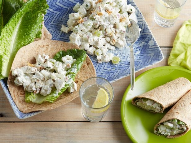 Waldorf Chicken Wraps Recipe | Food Network UK