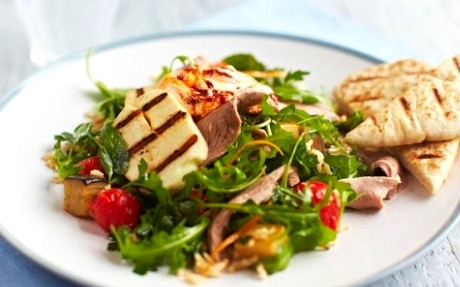 Warm Lamb and Rice Salad Recipe | Food Network UK