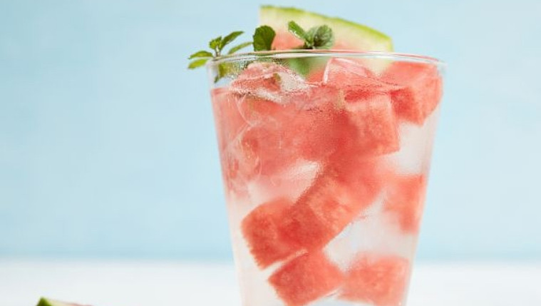 Watermelon-Mint Water Recipe | Food Network UK