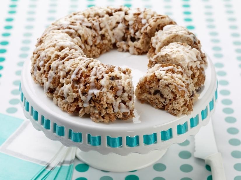 Cinnamon-Raisin Cereal Treats Recipe | Food Network UK
