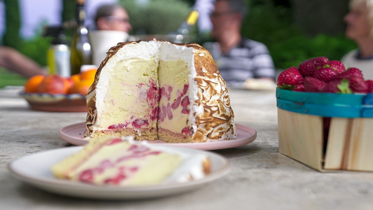 Michel Roux's Bombe Alaska Recipe | Food Network UK