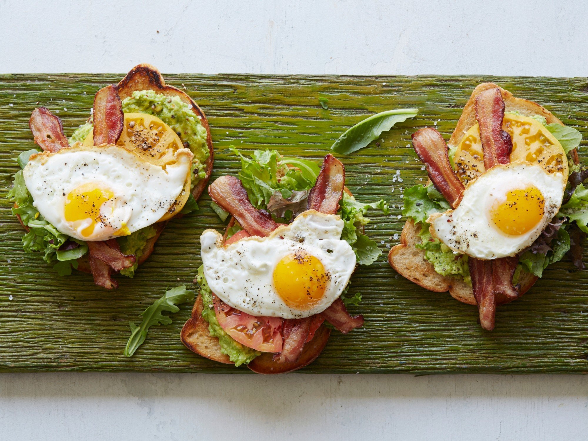Avocado BLT Toasts Recipe | Food Network UK
