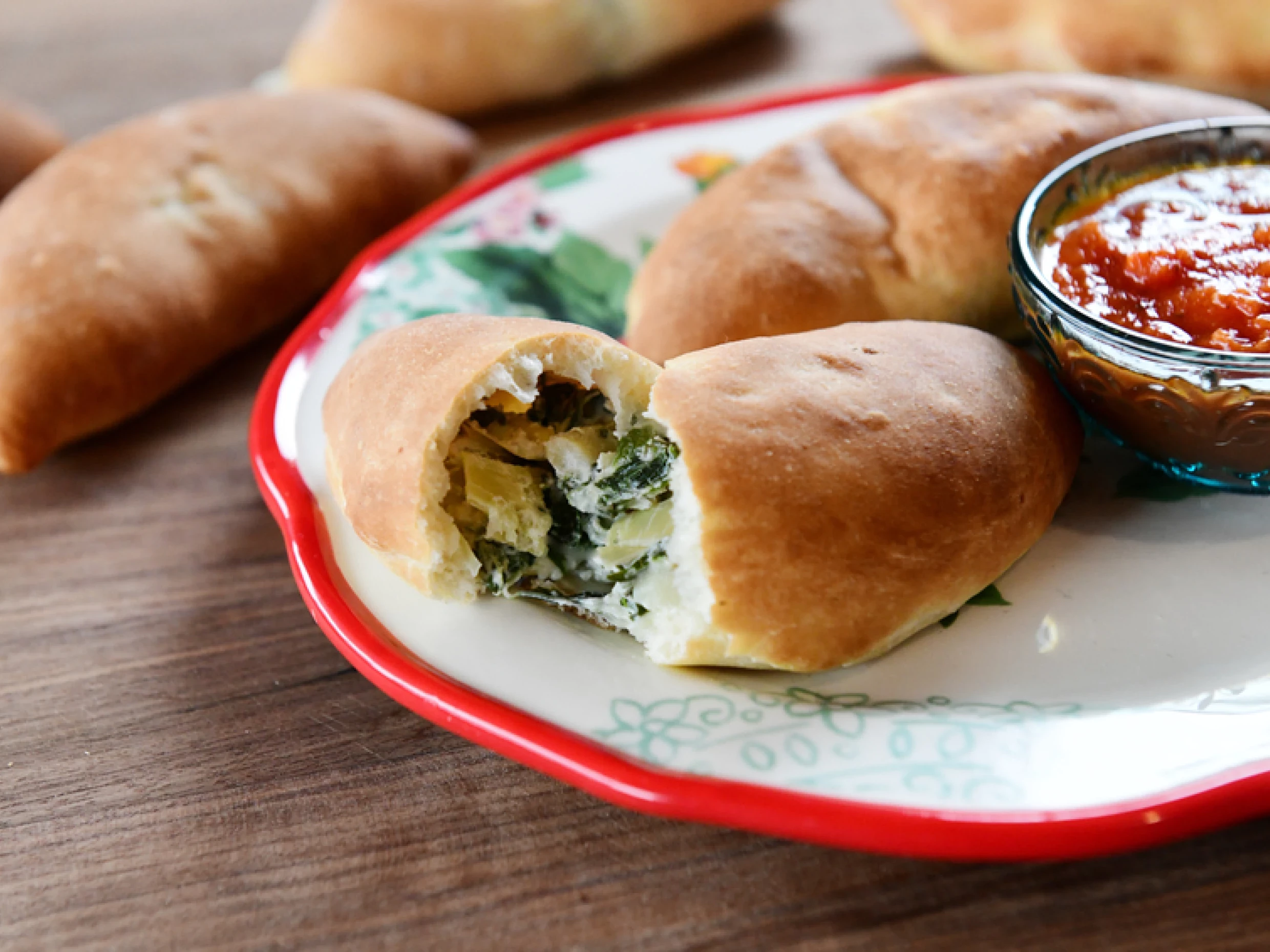 spinach calzone
