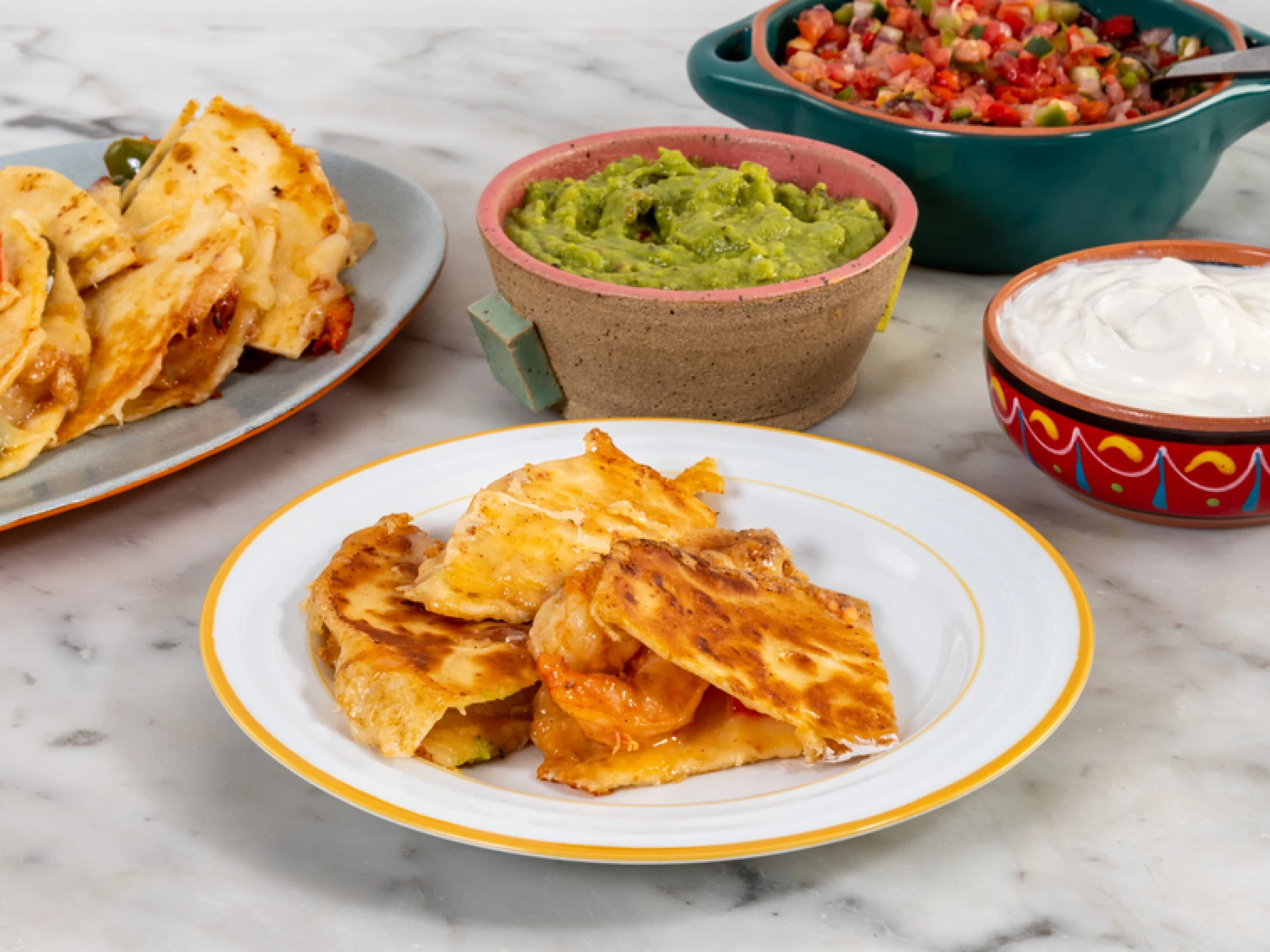 cheese quesadillas