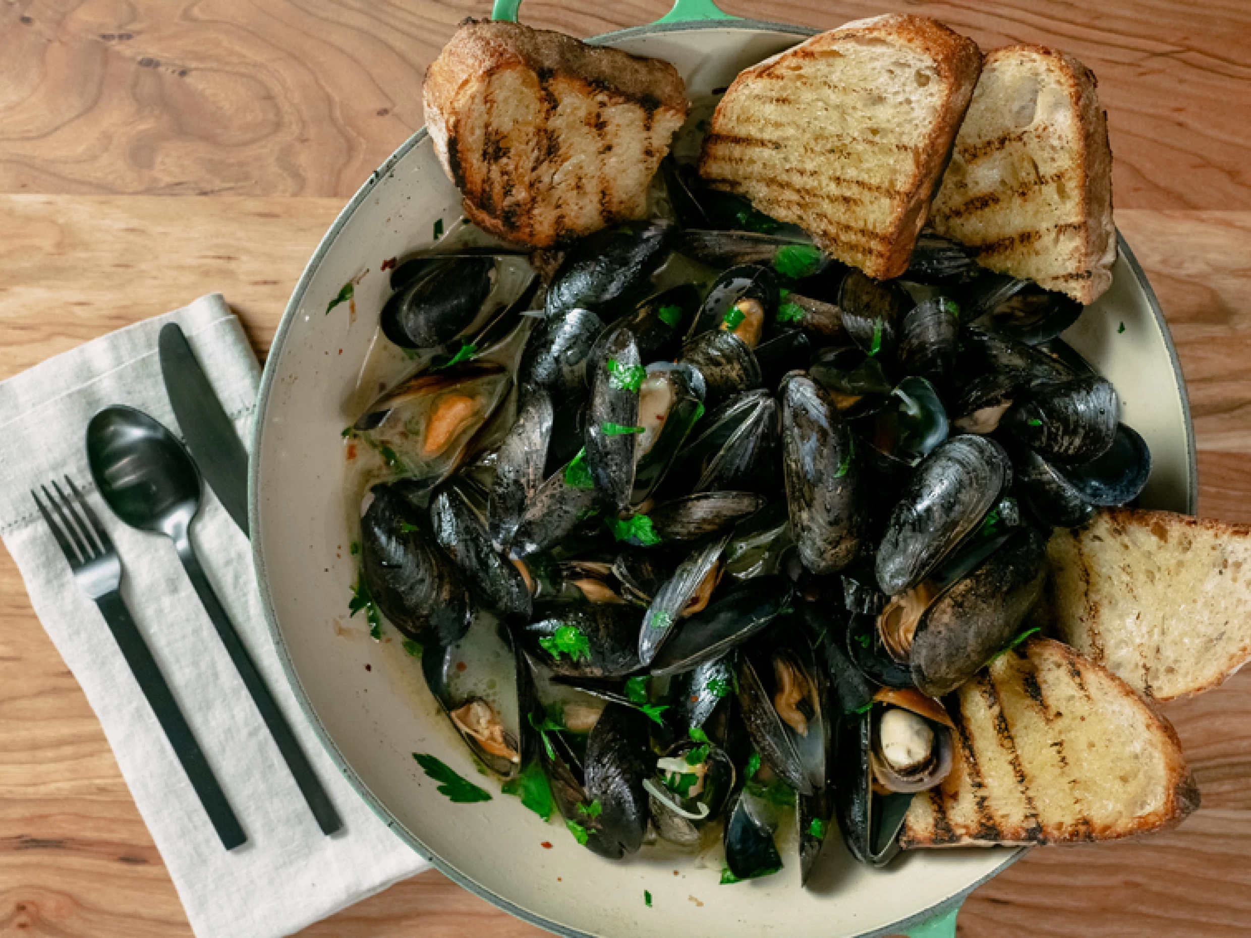 steamed musselfs