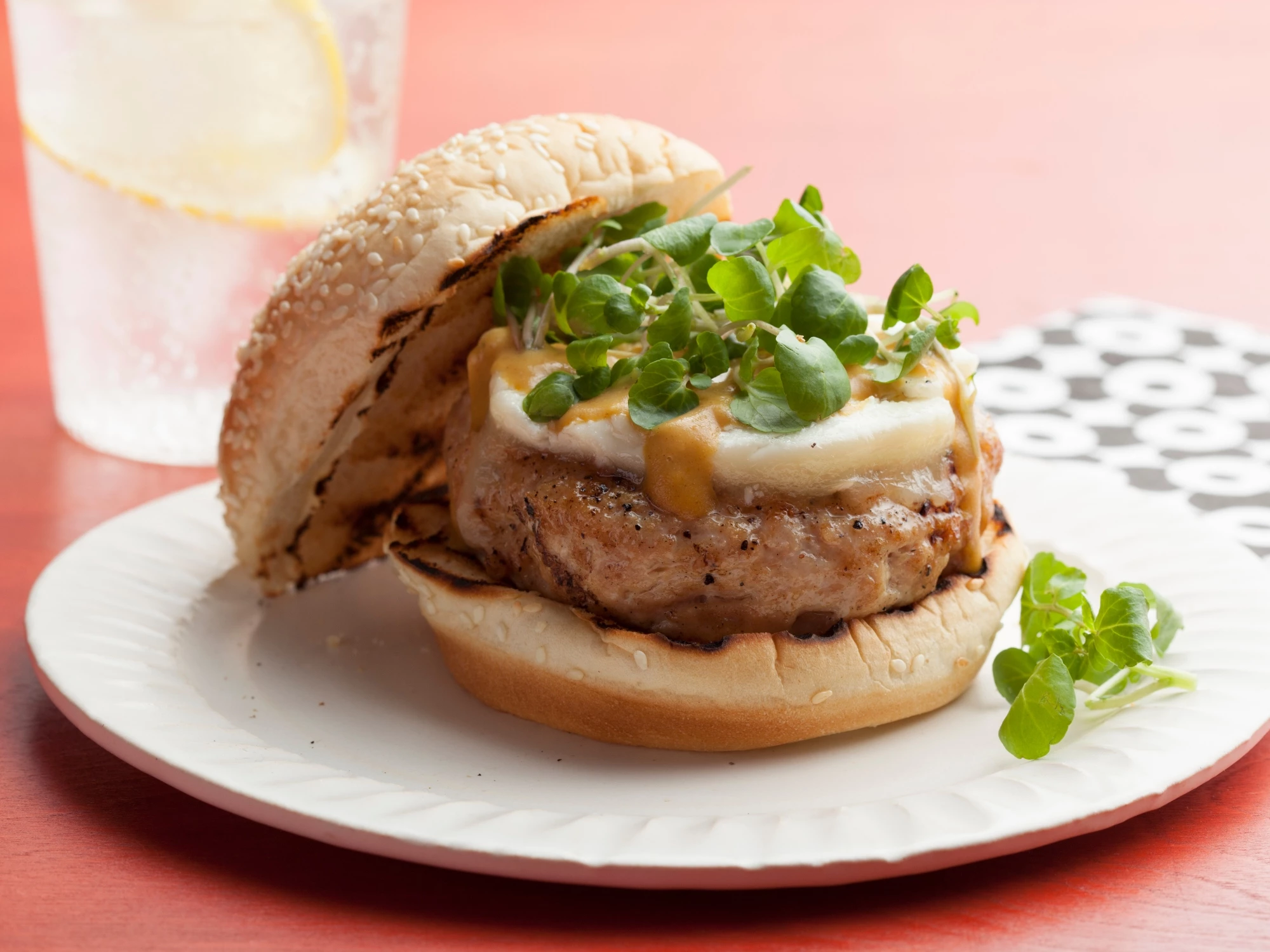 Tioli's Crazee Burger: Turkey burger with orange mustard glaze Recipe | Food Network UK
