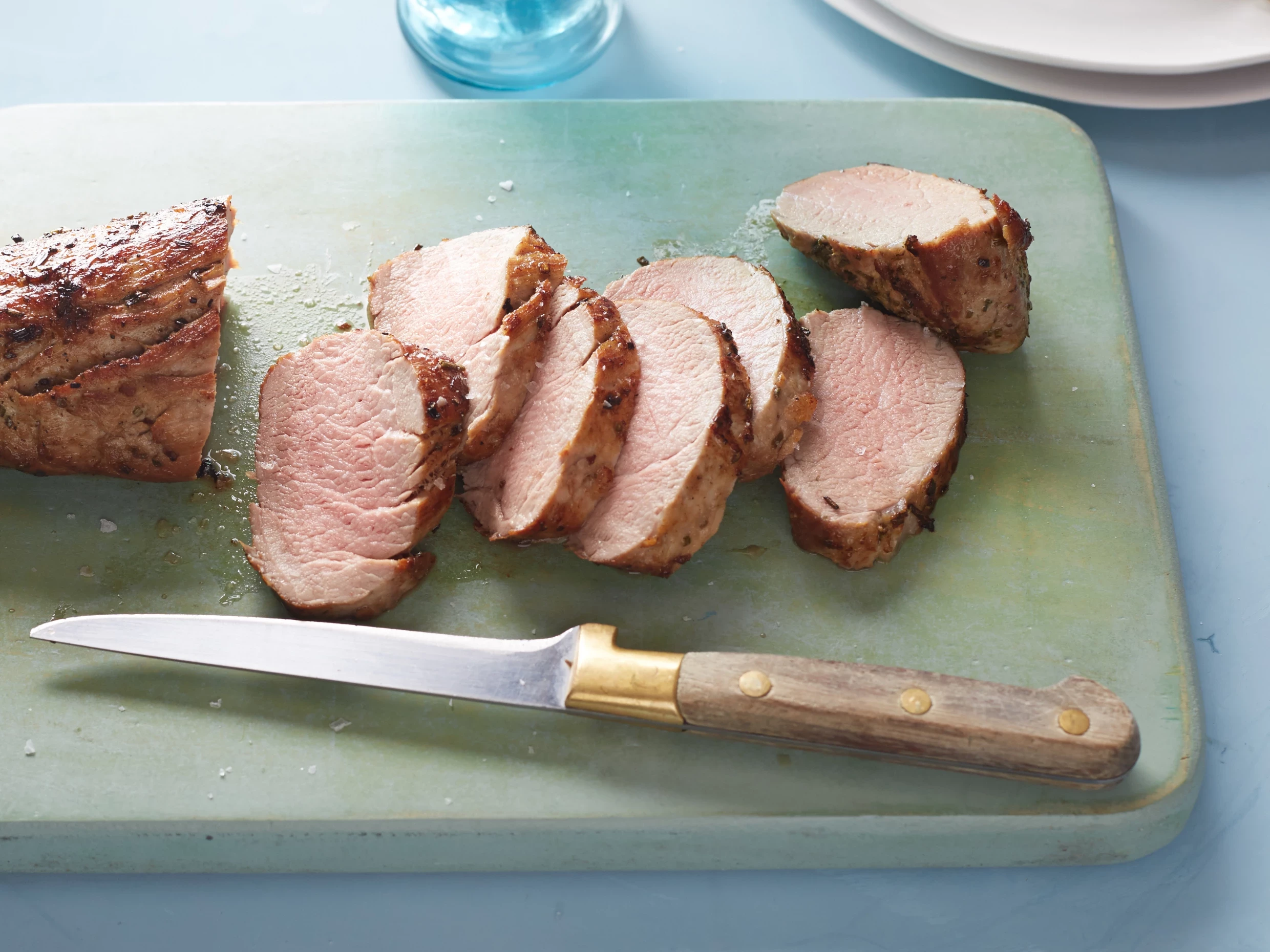 chopped pork slices with fennel