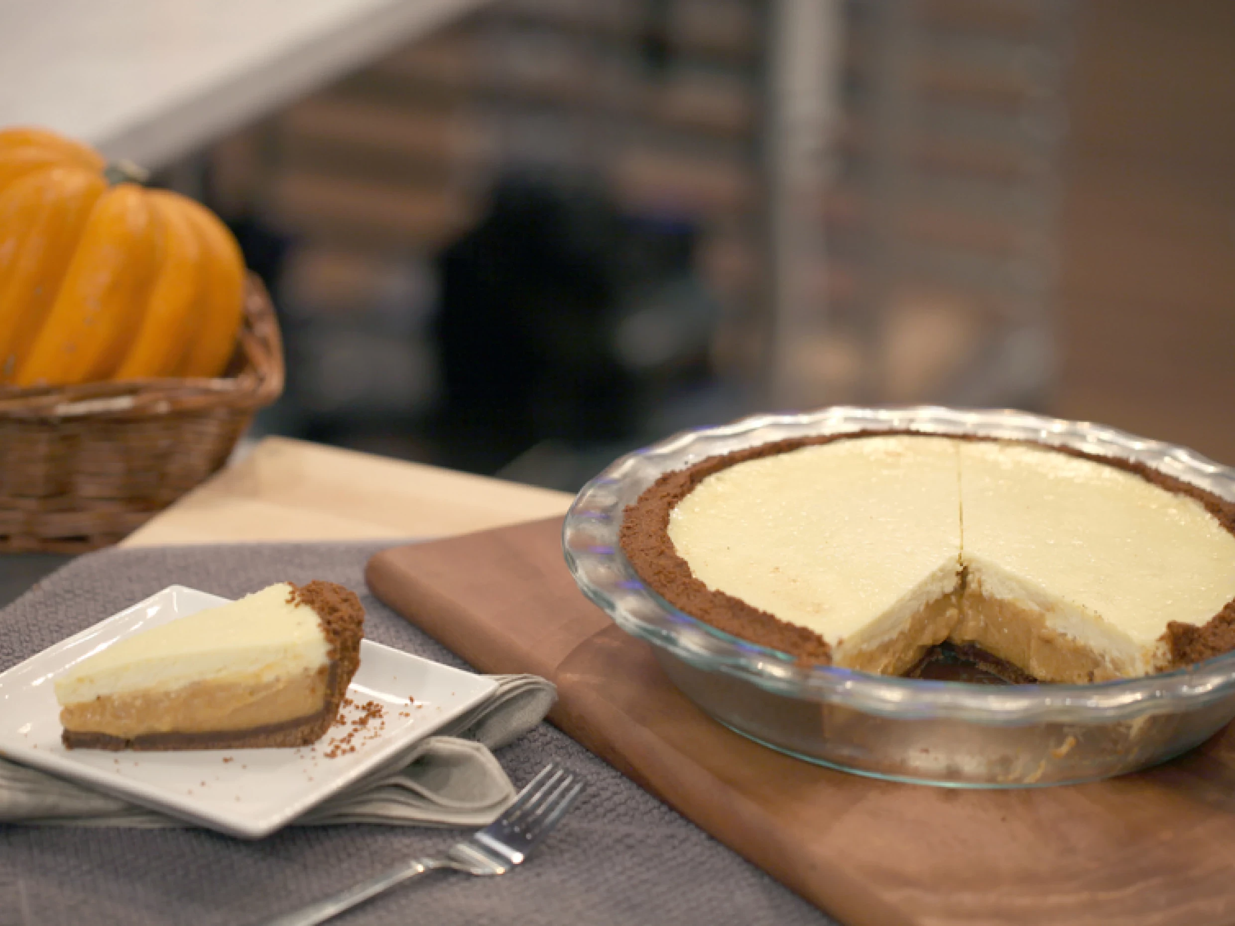 pumpkin rum pie