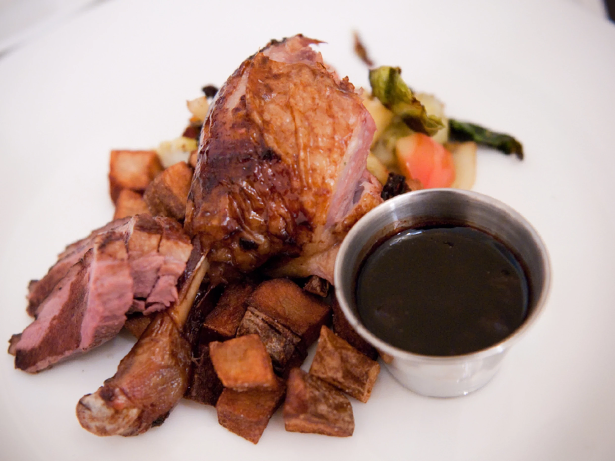 duck stuffed with apples