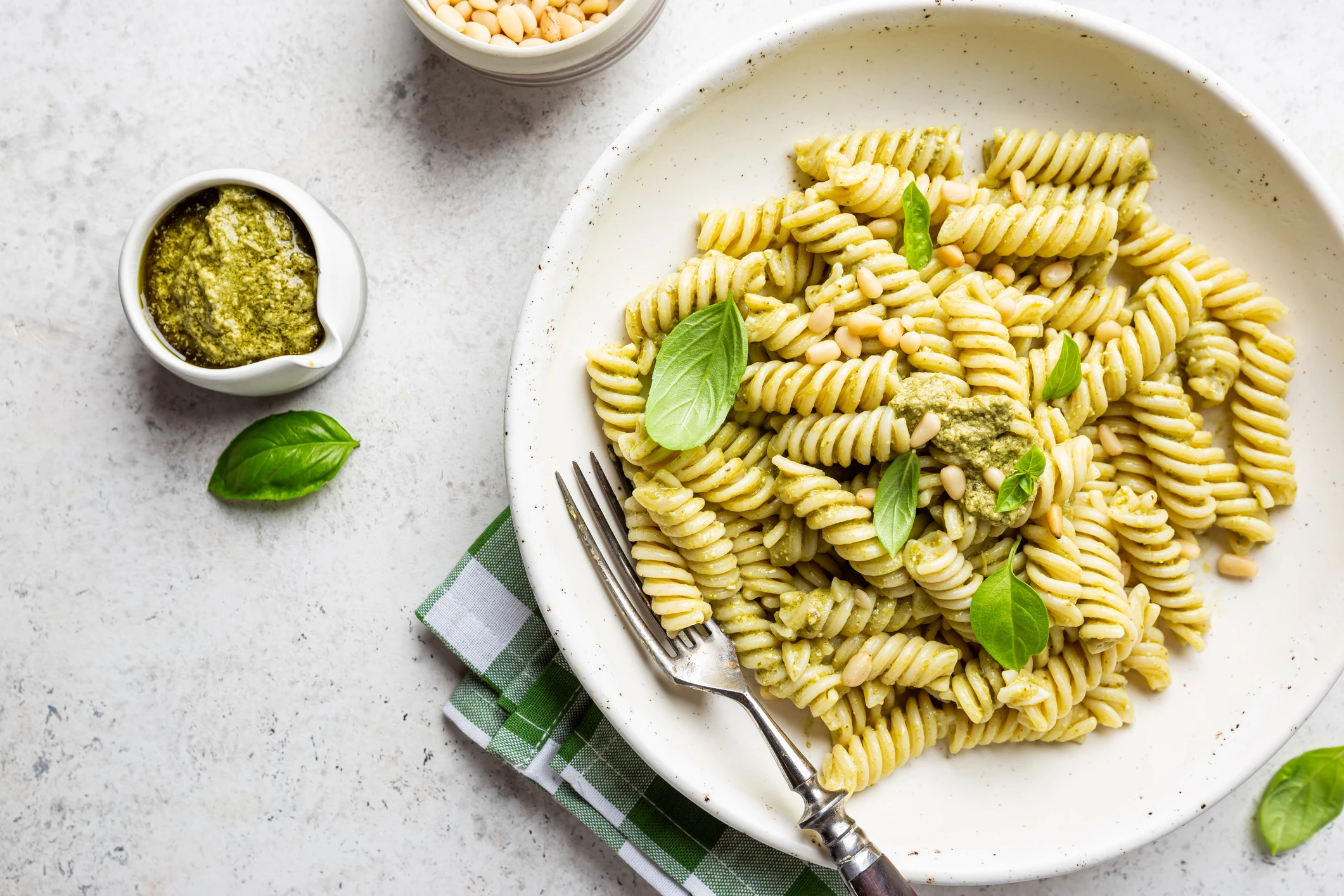 Fusilli with Spicy Pesto Recipe | Food Network UK