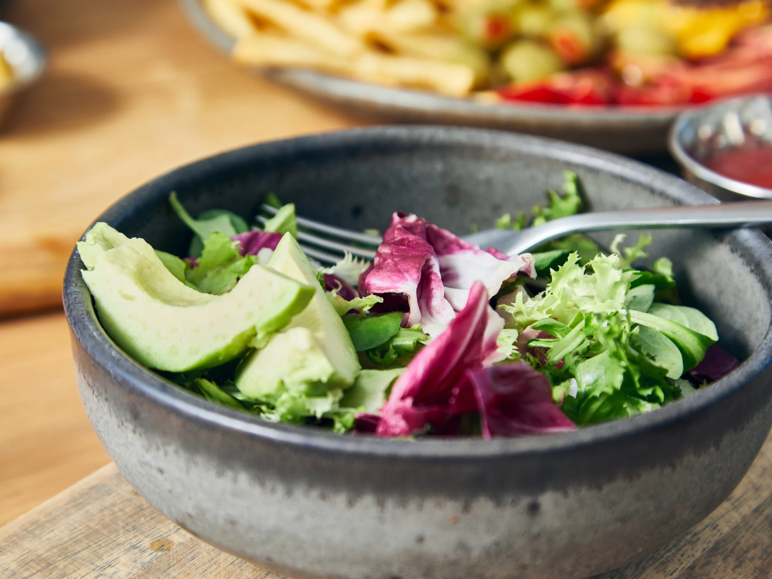 lettuce avocado salad