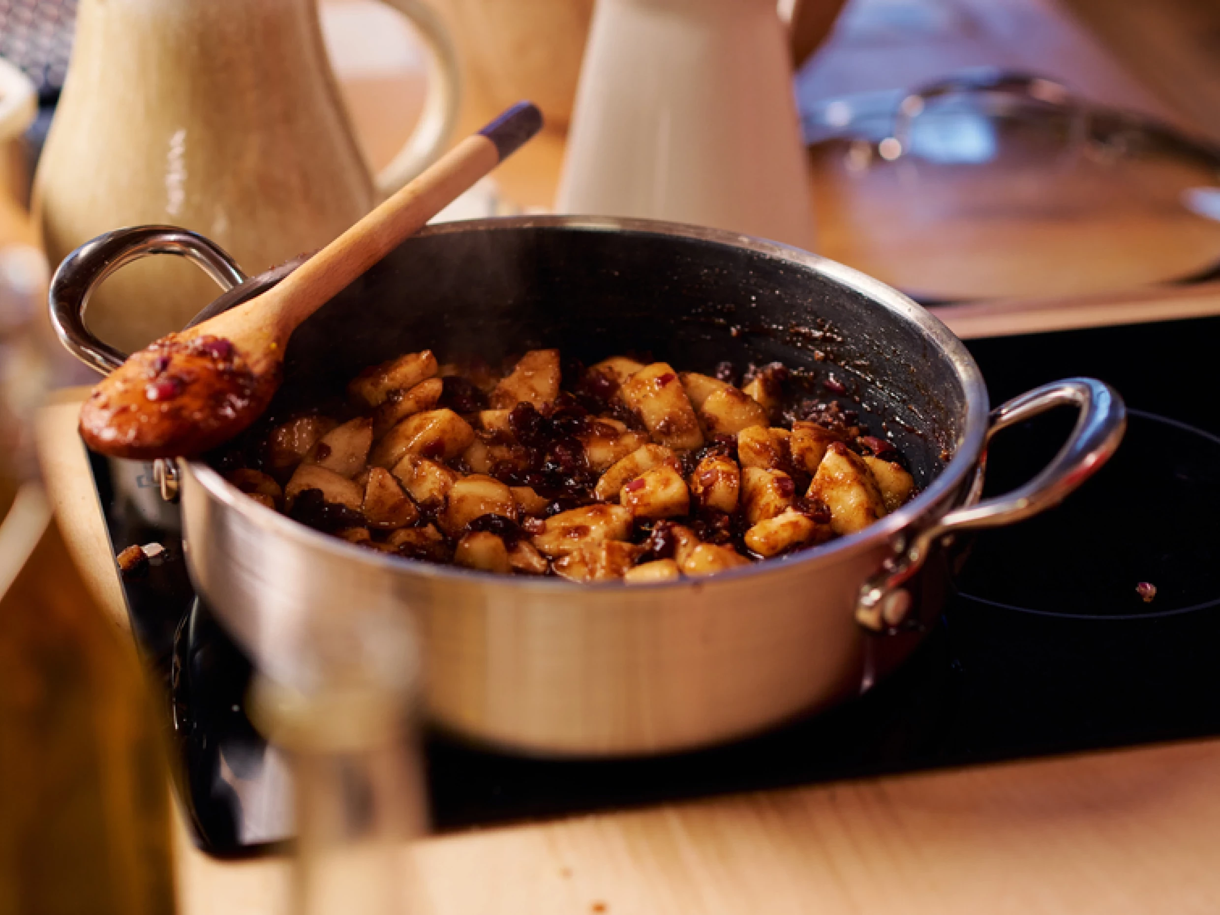 chutney in a pot