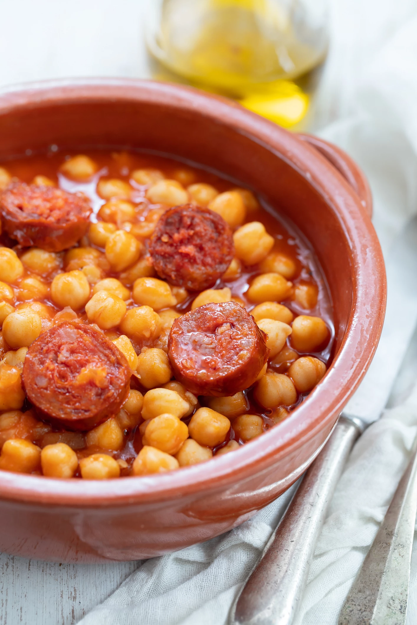 Chorizo and Chickpea Stew Recipe | Food Network UK