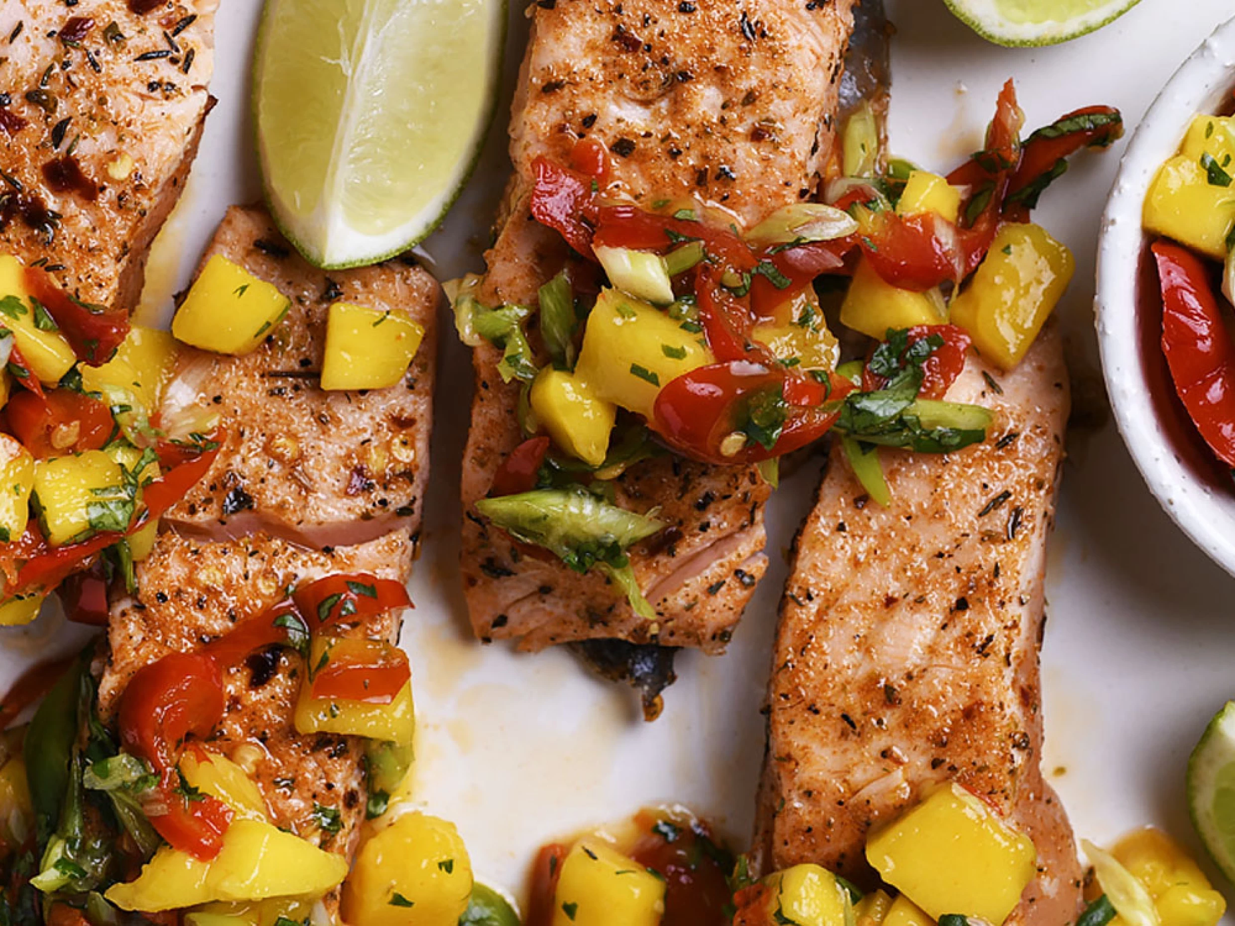 salmon plate