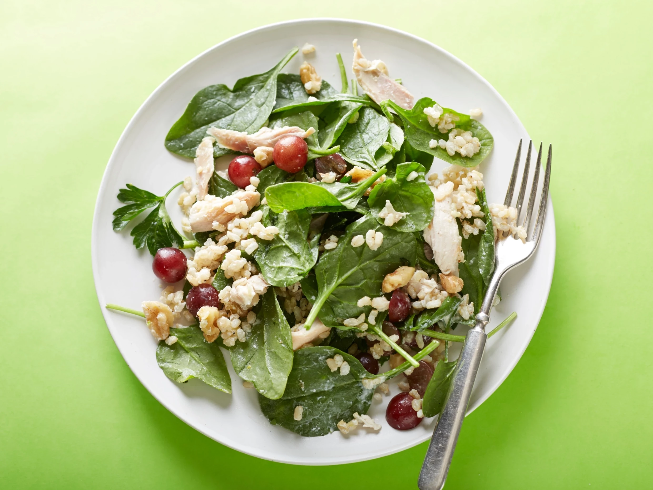 chicken rice grape salad