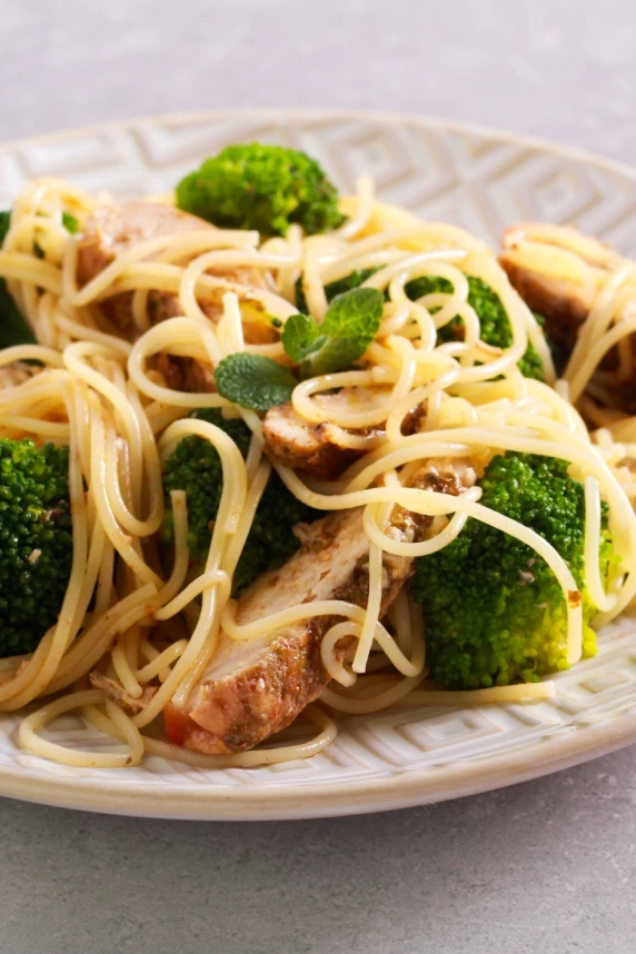 Chicken and broccoli rabe