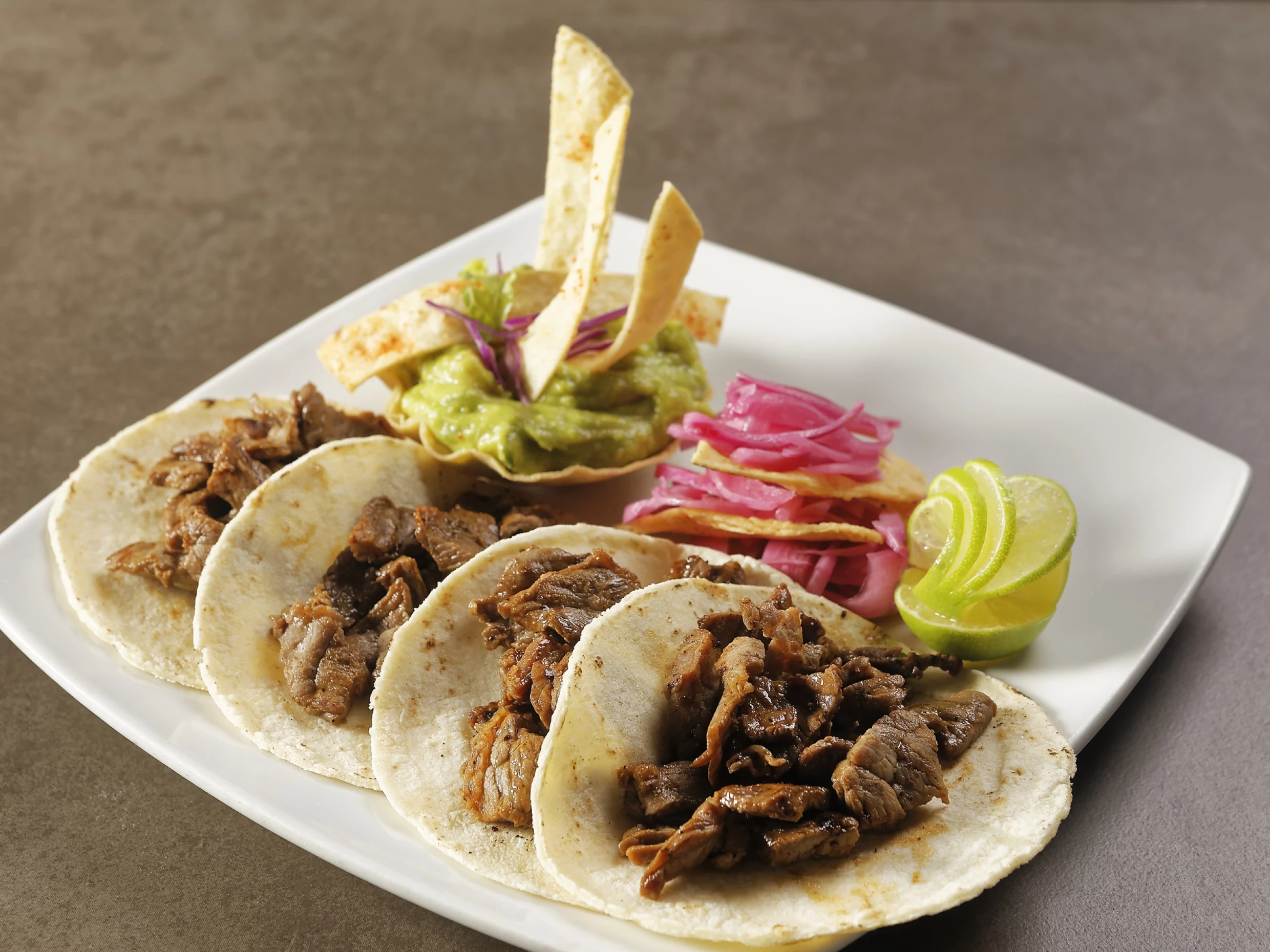 adobo beef tacos