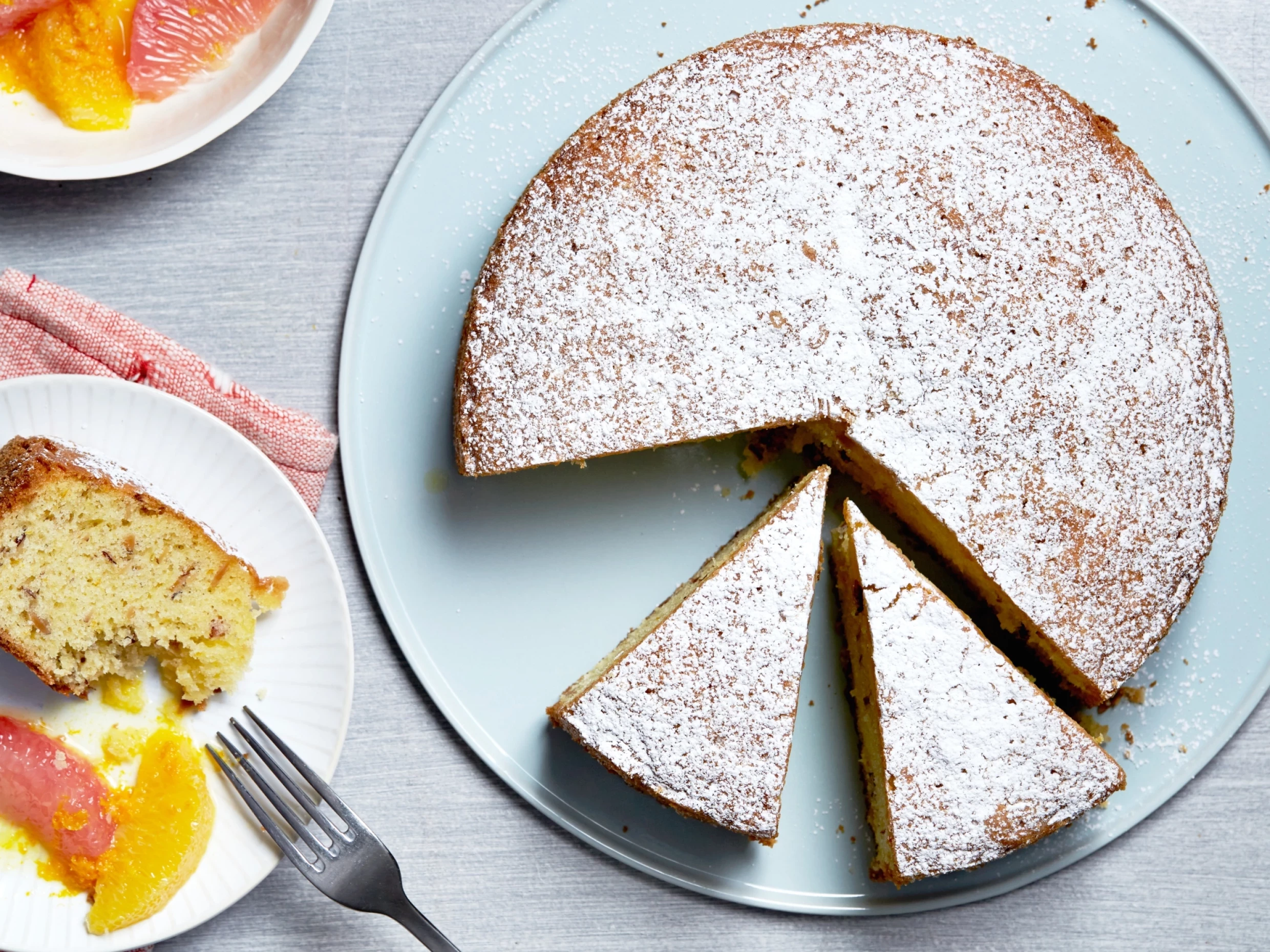 almond citrus olive oil cake