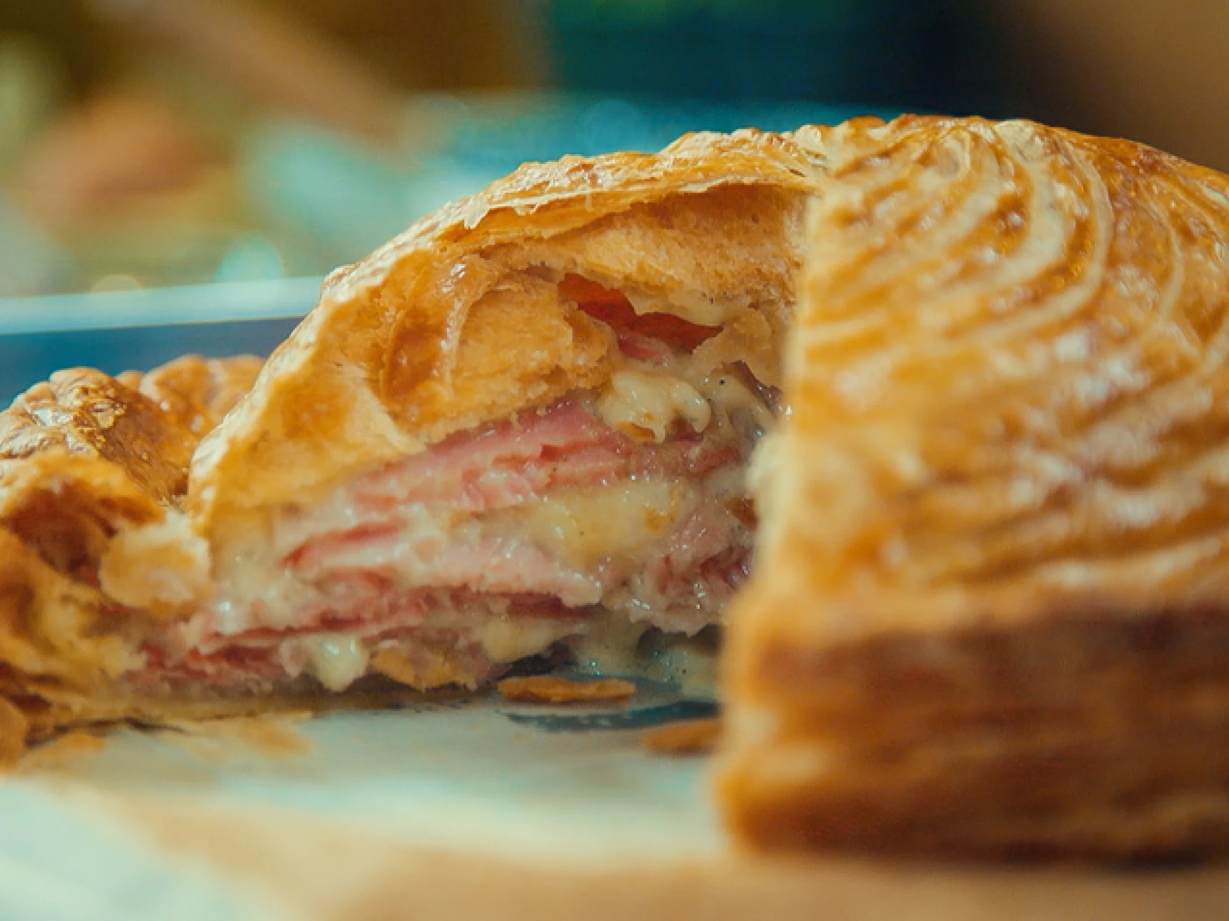 cheese & ham pie