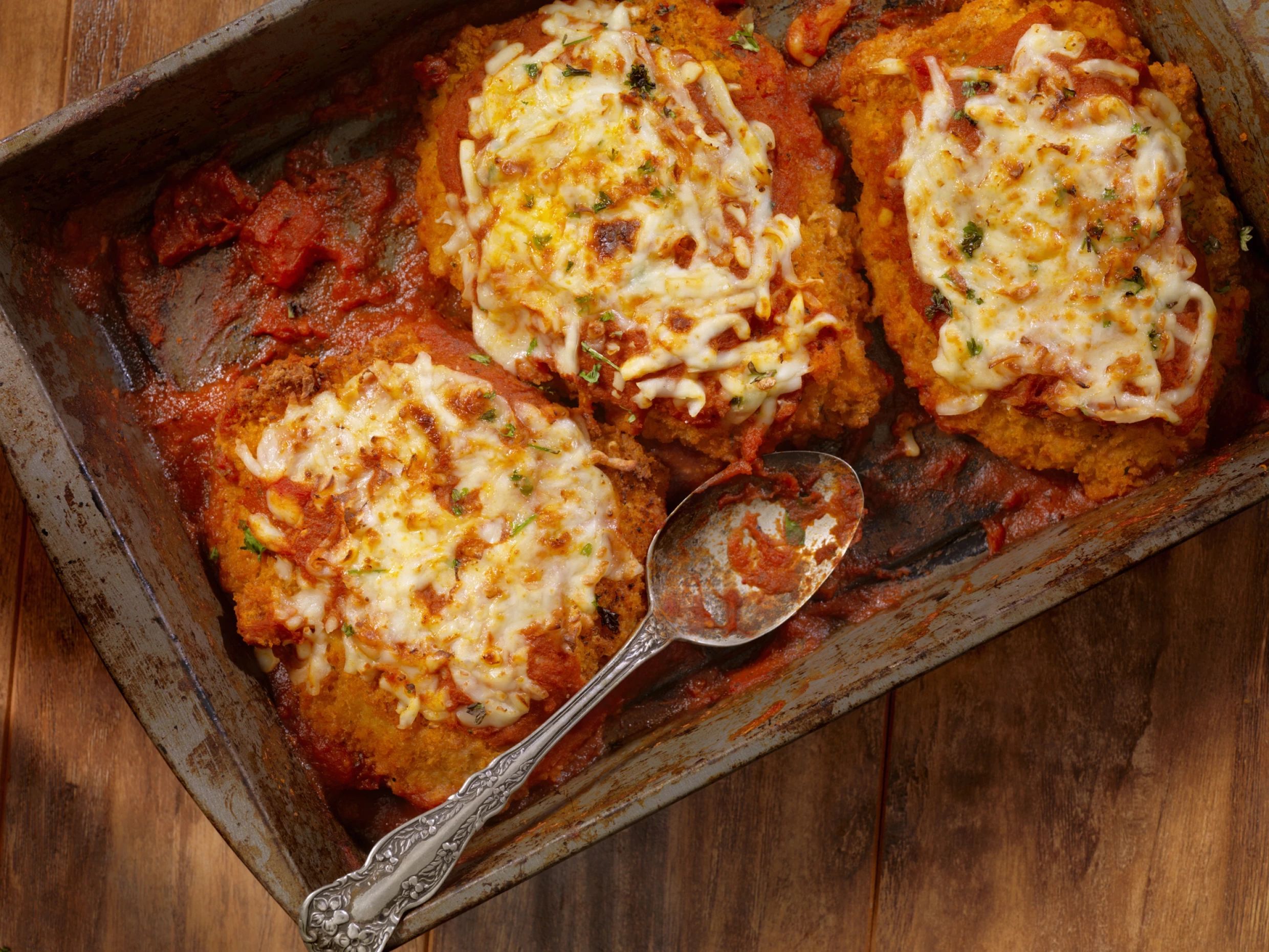 Chicken Parmesan with Spaghetti
