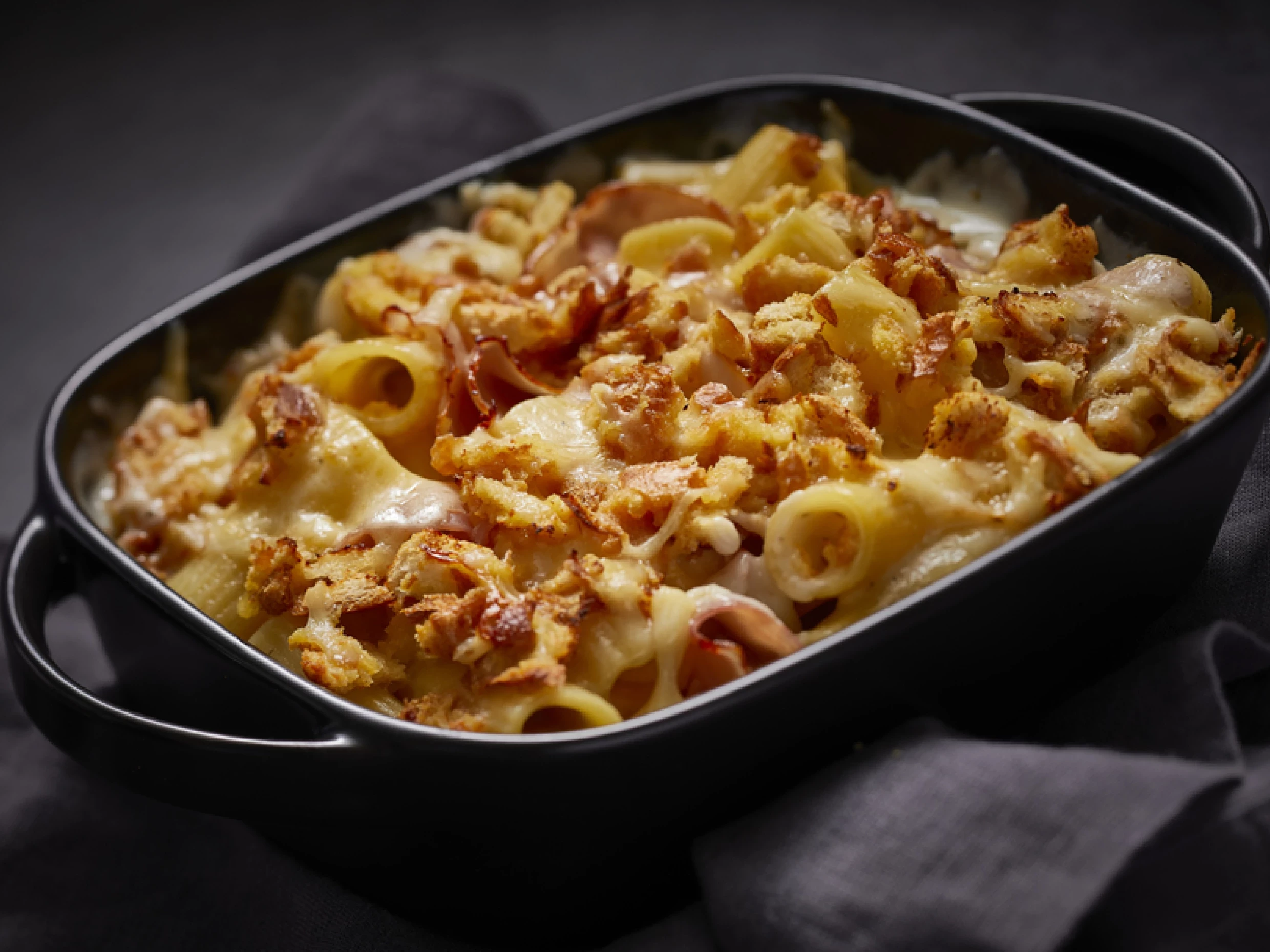Croque Monsieur mac n cheese