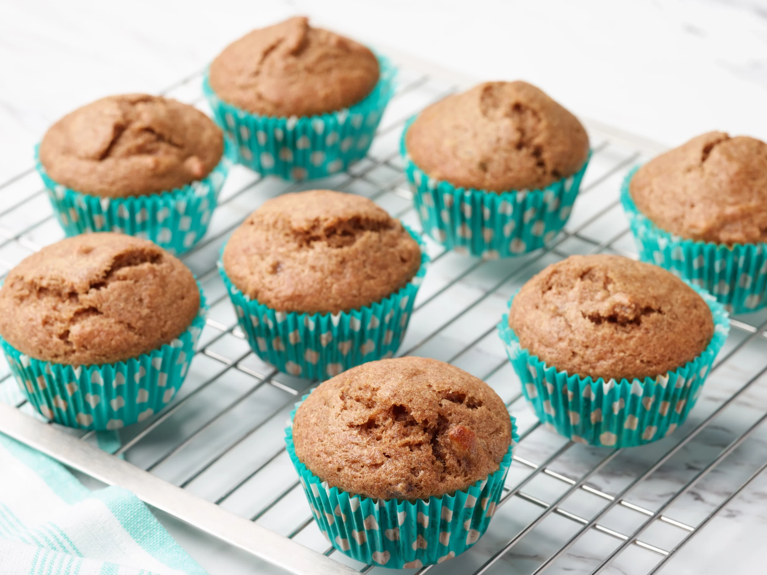 healthy banana muffins