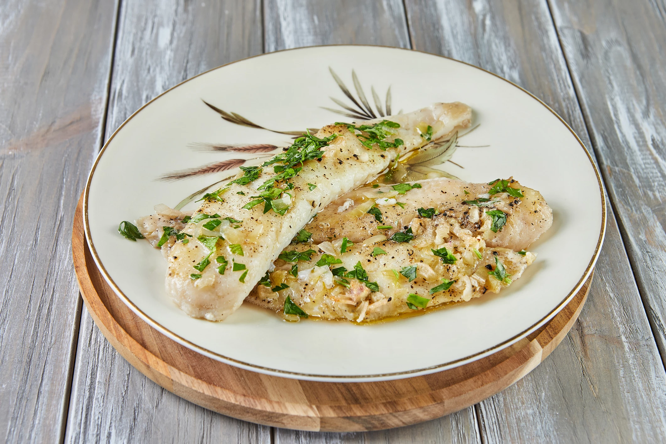 Grilled butterflied trout with lemon-parsley butter Recipe | Food Network UK