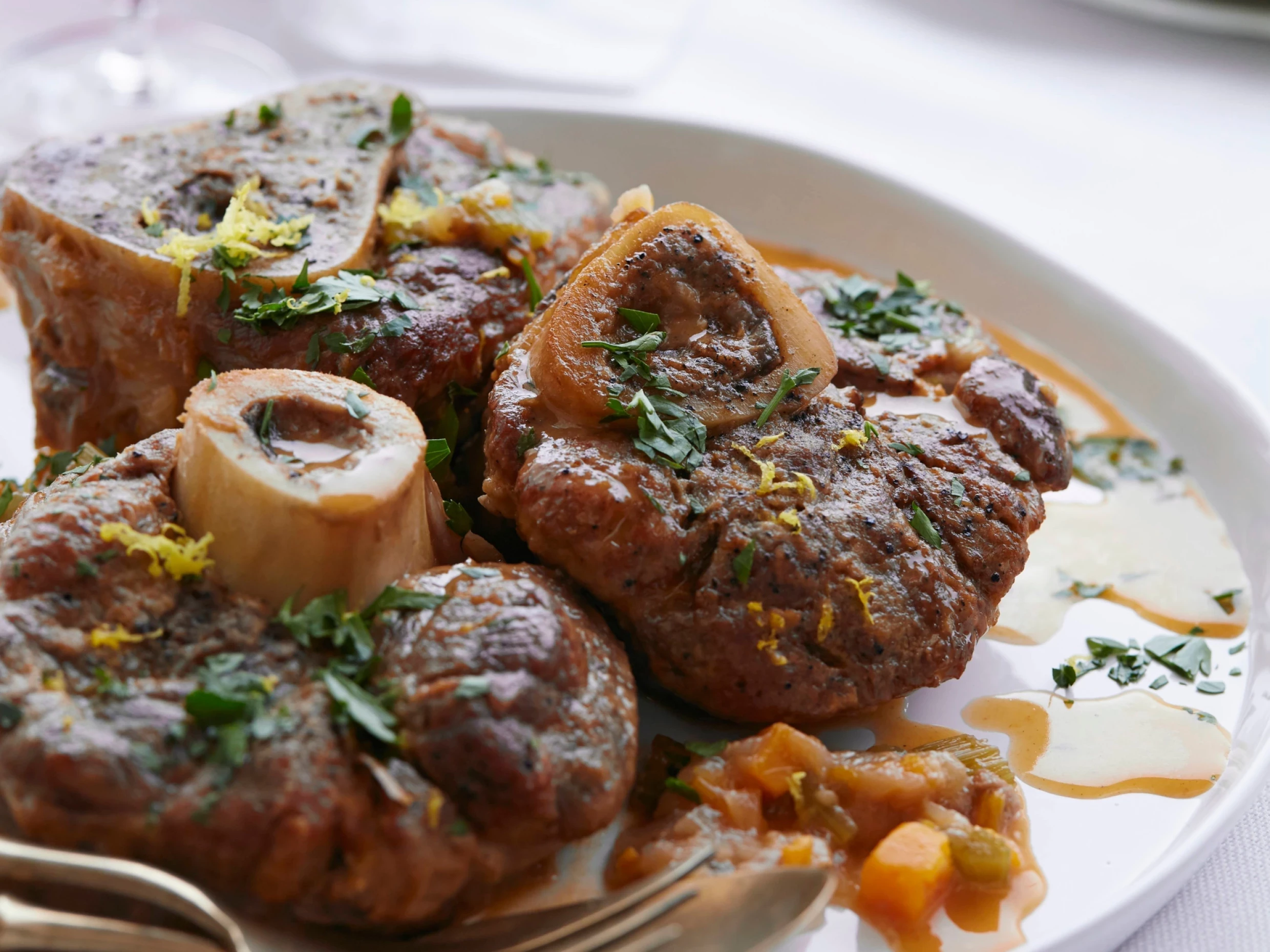 plate of osso buco