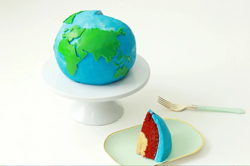 Planet Earth Cake Recipe | Food Network UK