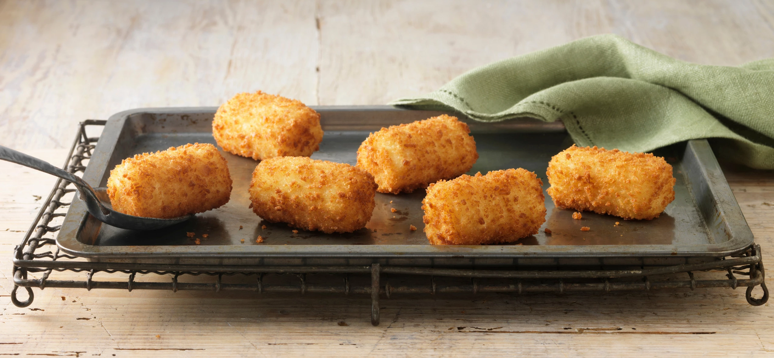 Serrano Ham and Manchego Croquettas Recipe | Food Network UK