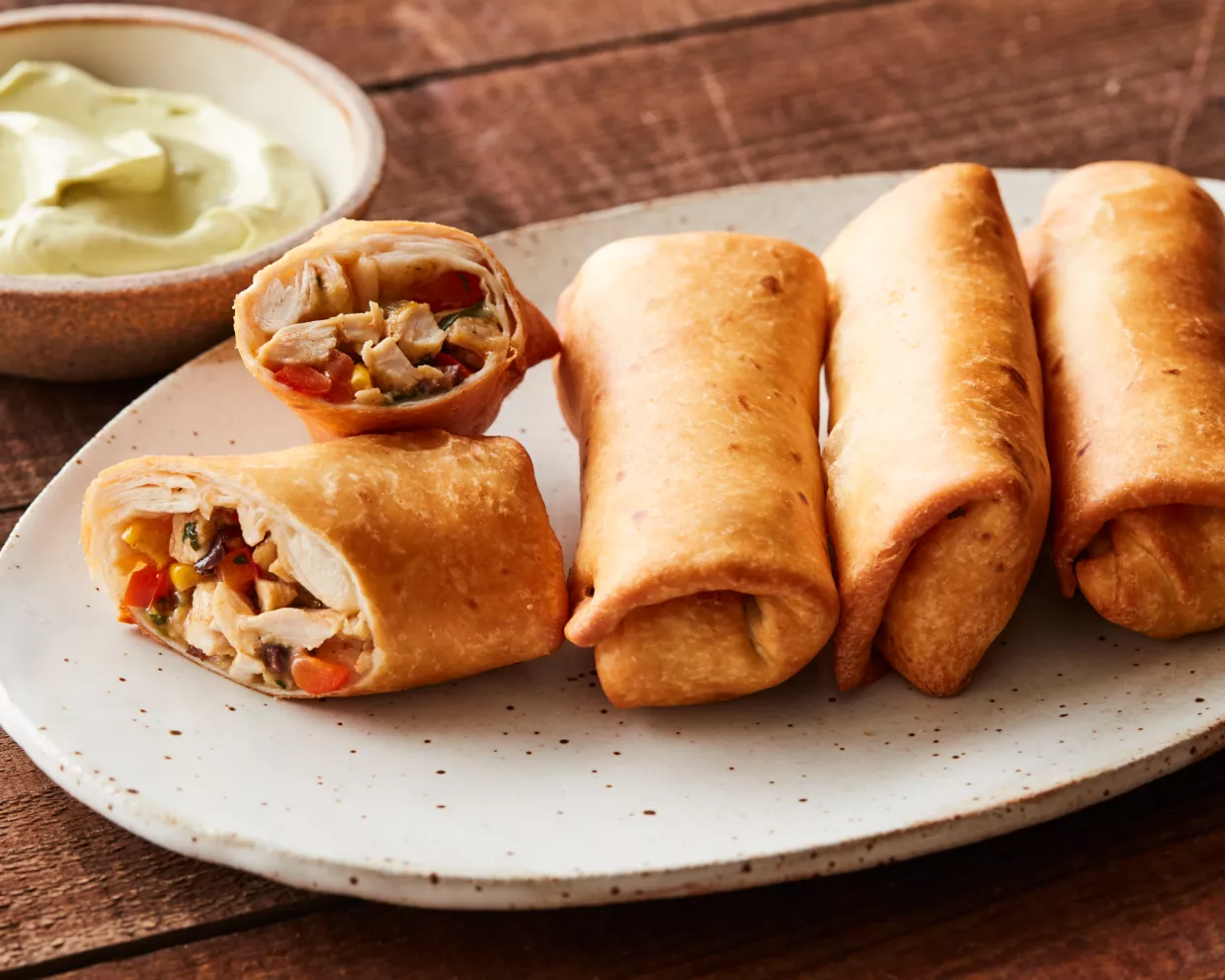 Southwestern Egg Rolls Recipe | Food Network UK