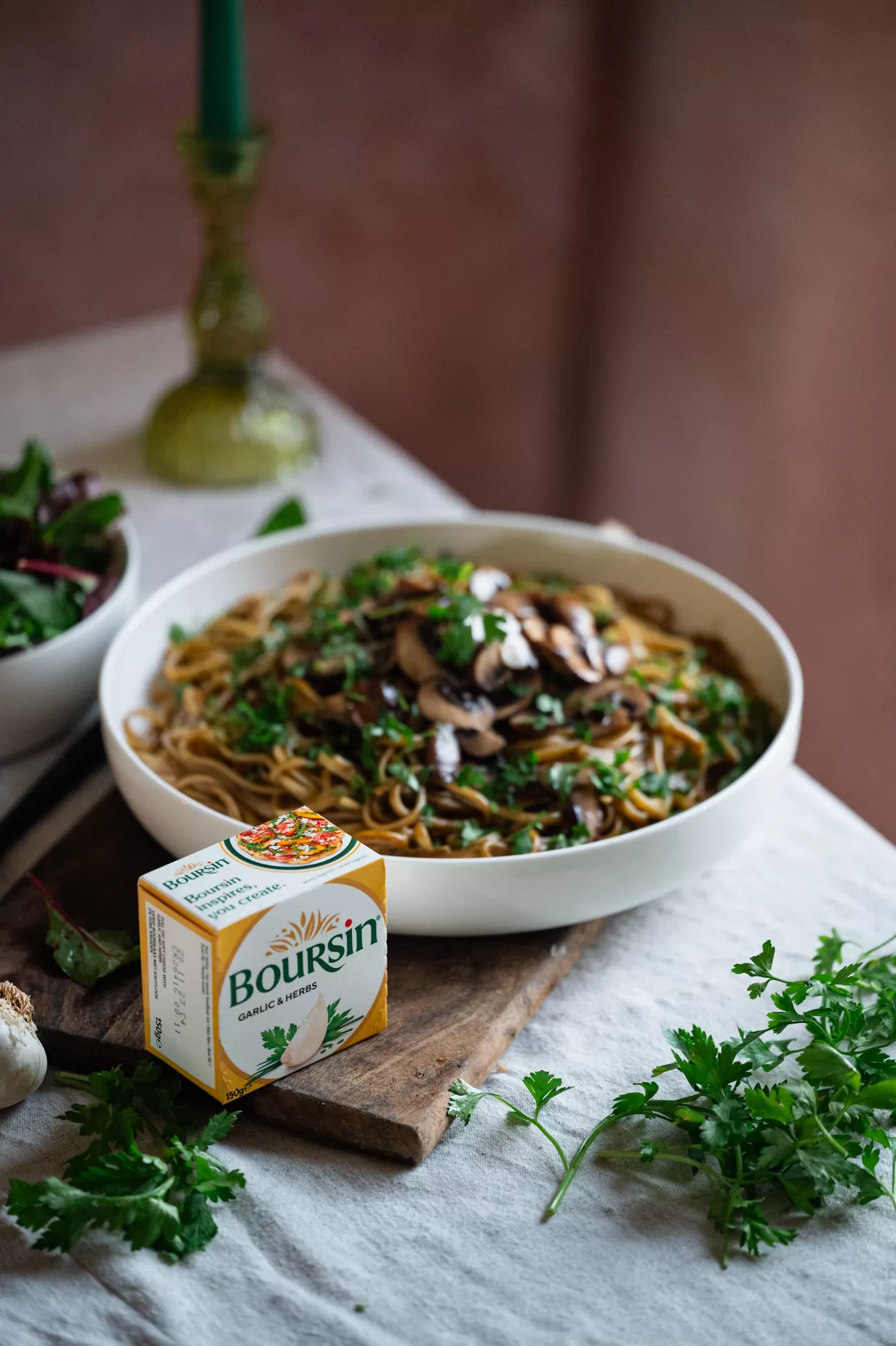Boursin® Creamy Mushroom Pasta Recipe | Food Network UK