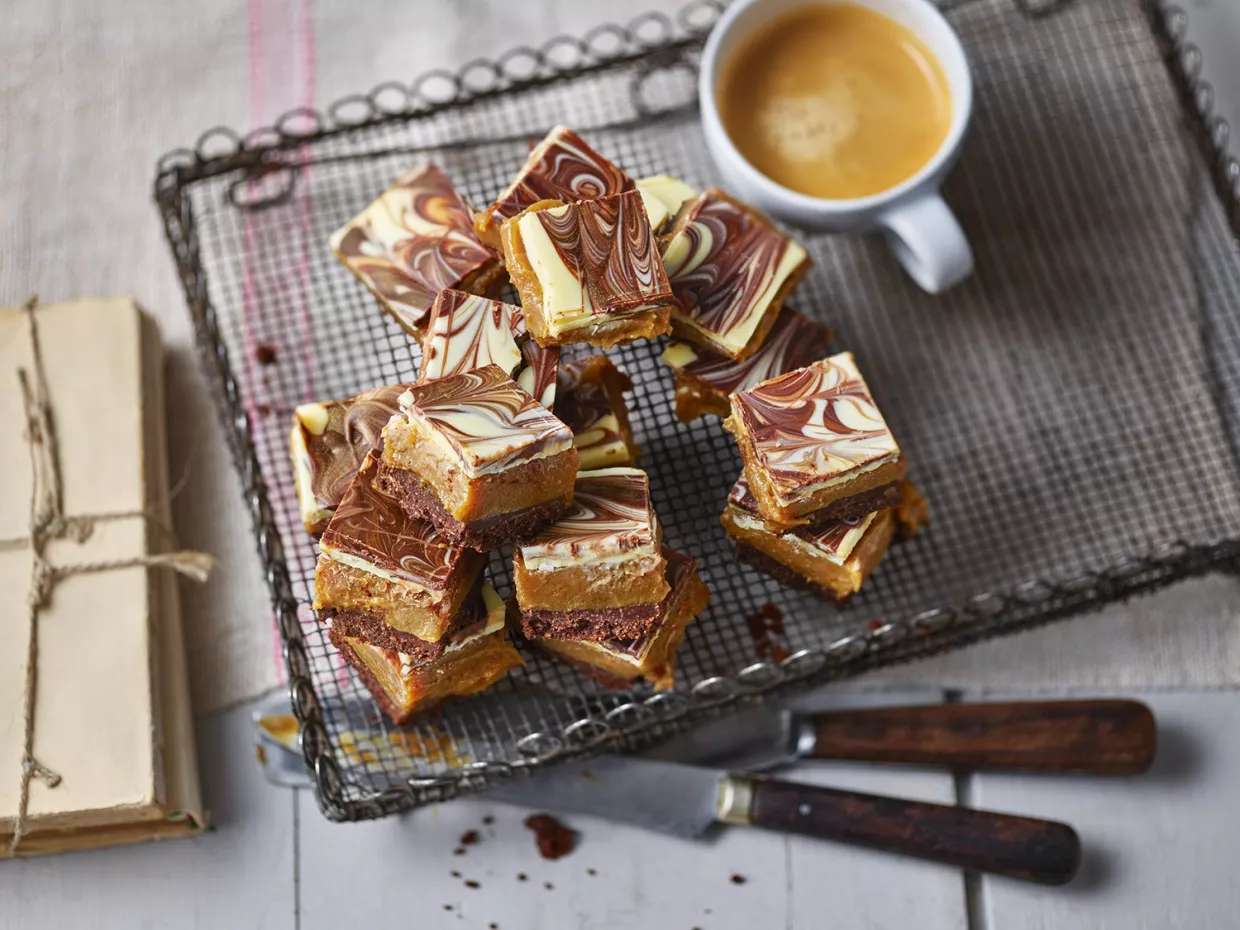 Carnation Billionaire's Shortbread