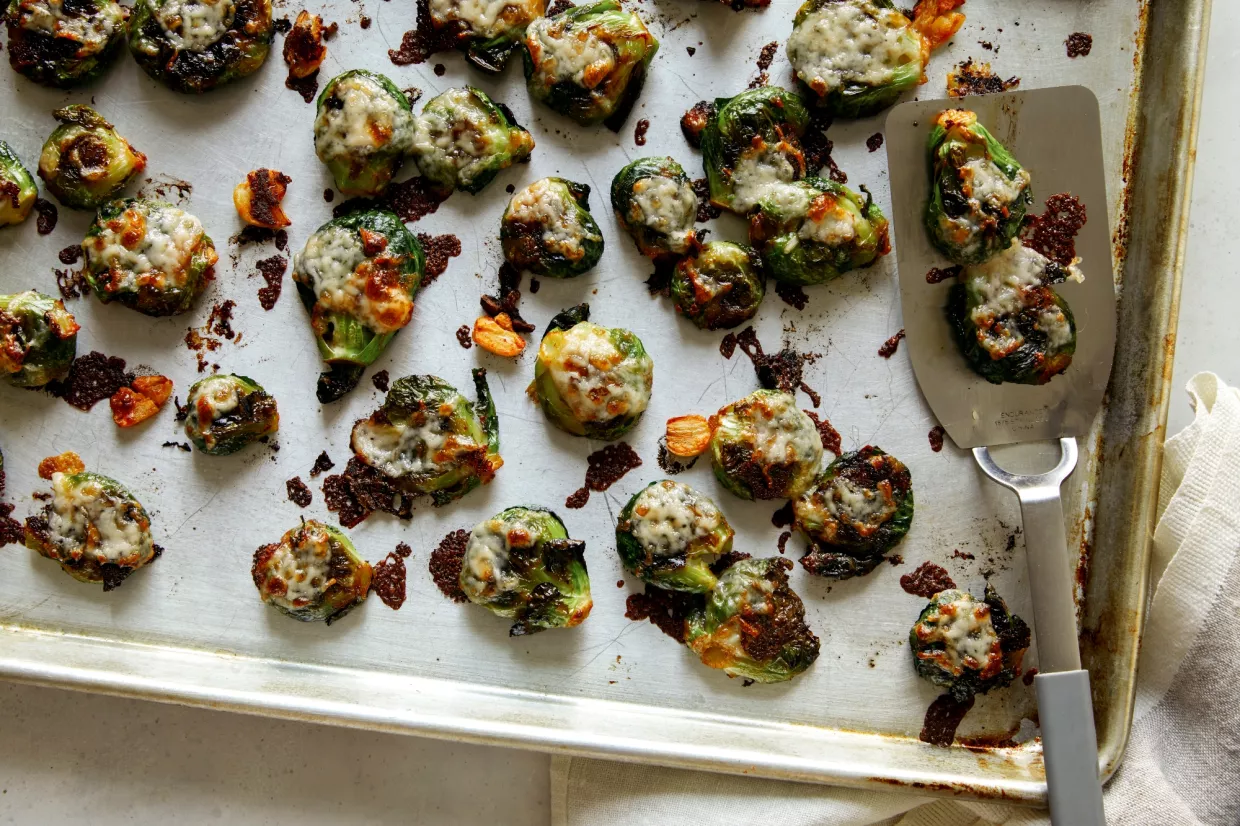 Smashed Brussels Sprouts Recipe | Food Network UK
