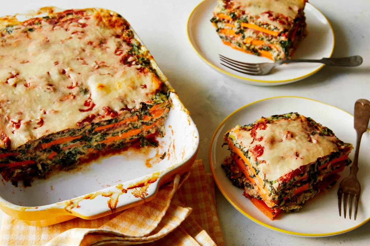 Sweet Potato Lasagna Recipe | Food Network UK