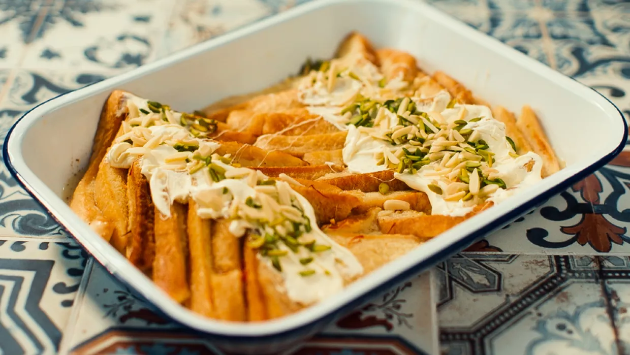 Asma Khan's Shahi Tukra Recipe | Food Network UK