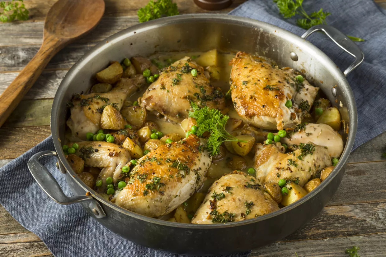 Chicken Vesuvio Recipe | Food Network UK