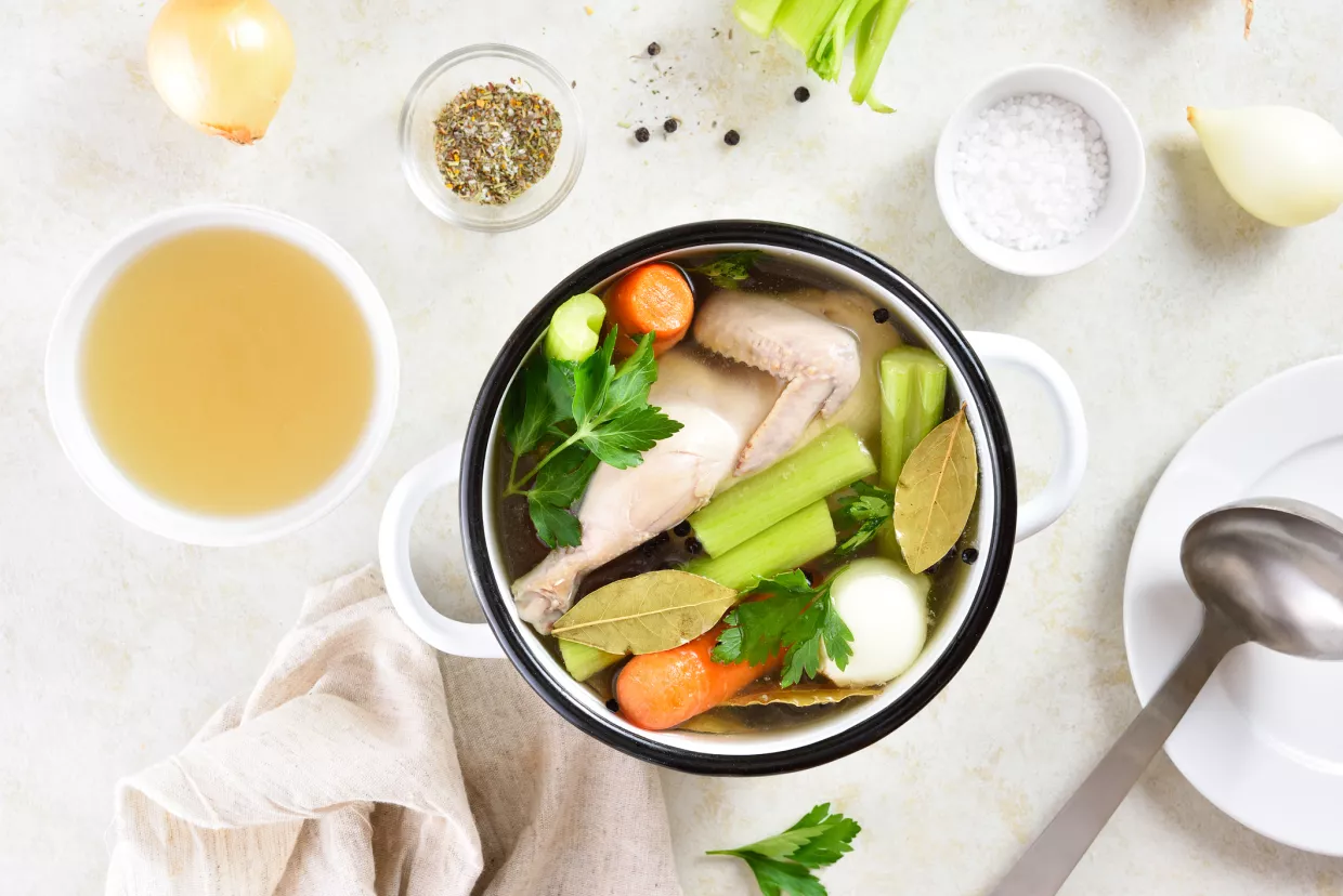 Chicken stock Recipe | Food Network UK