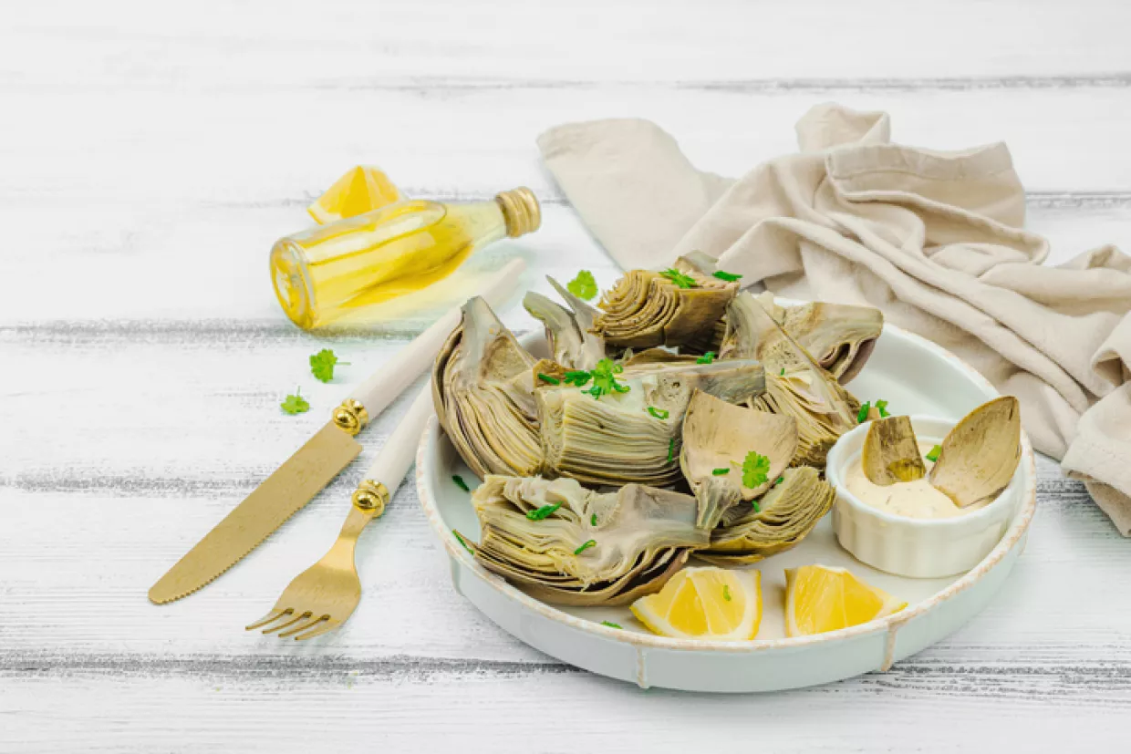 Steamed Artichoke Recipe | Food Network UK